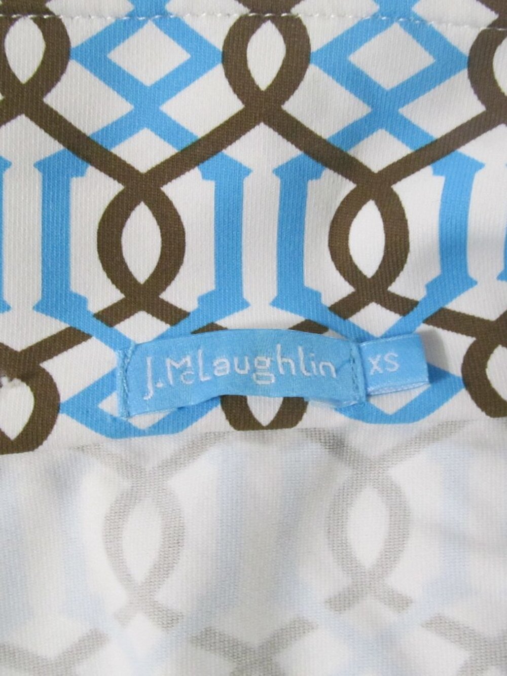J. McLaughlin Sleeveless Geometric Print Shift Dress - Size XS - Picture 5 of 7